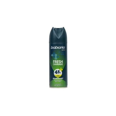 Babaria Fresh Cannabis Deodorant Men Spray (200 Ml) 2Pcs Offer 15% Off