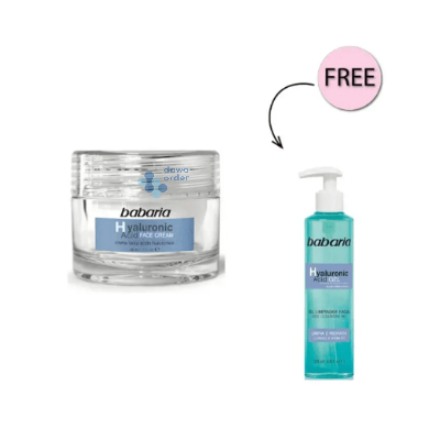 Babaria Hyaluronic Acid Pack (Hyaluronic Acid Serum(30 Ml) + Hyaluronic Acid Face Cream (50 Ml))