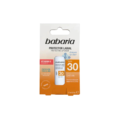Babaria Protecting Lip Balm Vitamin E 30 Spf (5.7 Ml)