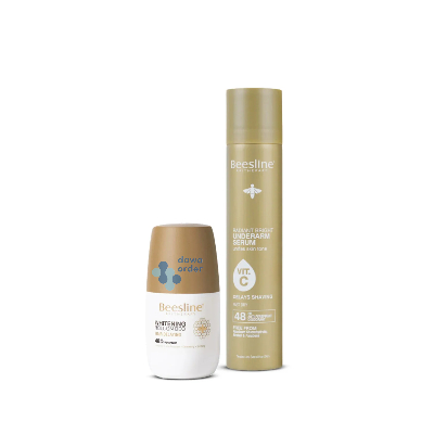 Beesline Underarm Serum Vit.C Delays Shaving Offer With Roll-On Antiperspirant
