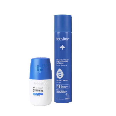 Beesline Underarm Serum Vit.C Instant Bright Offer With Roll-On Antiperspirant